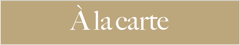 Läs vår à la carte-meny